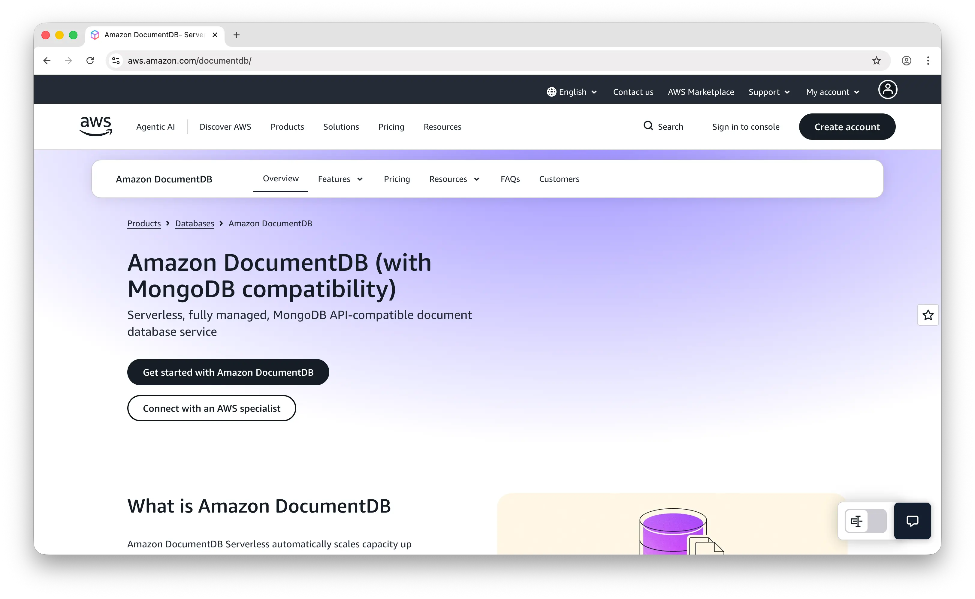 AWS DocumentDB