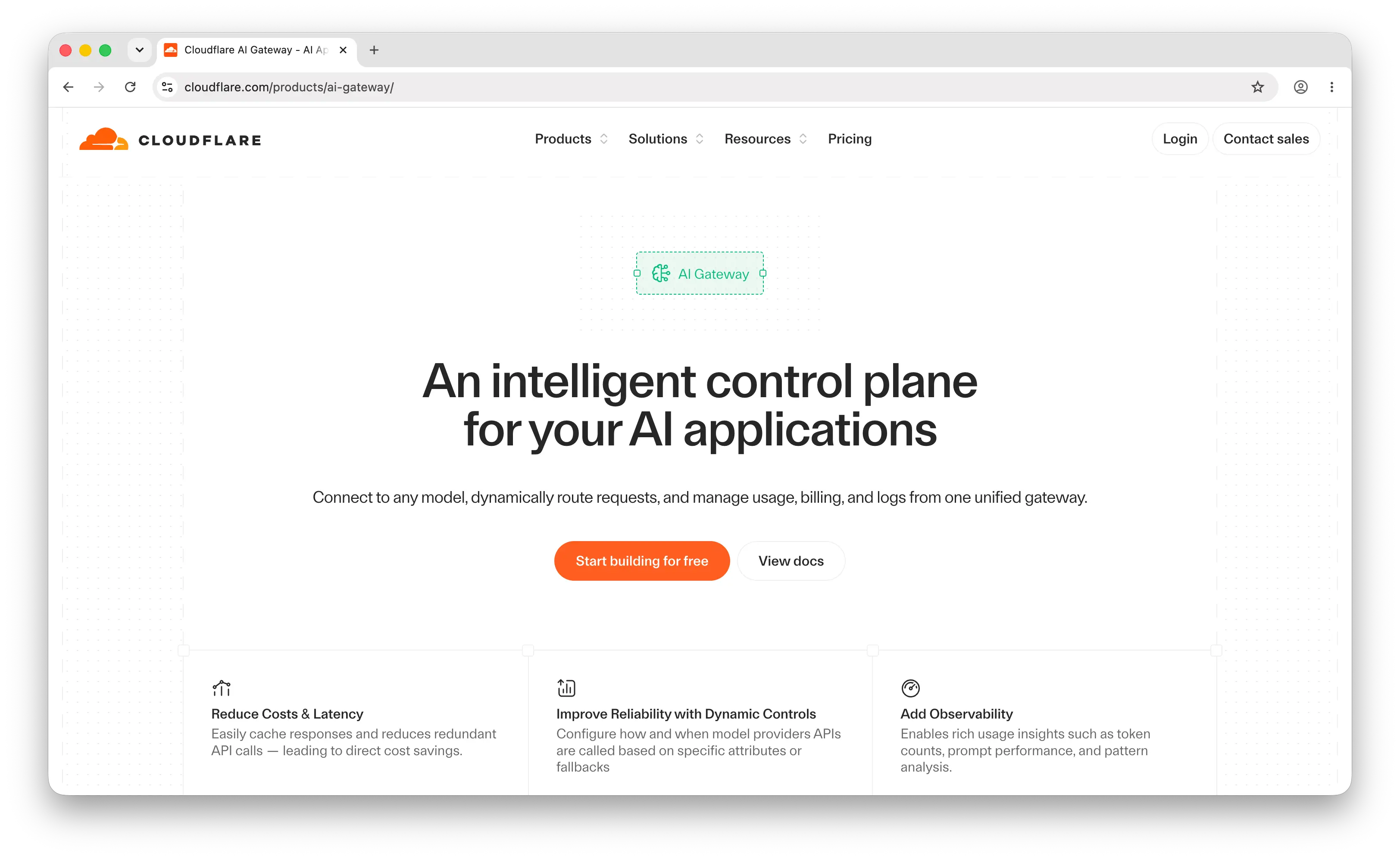 Cloudflare AI Gateway