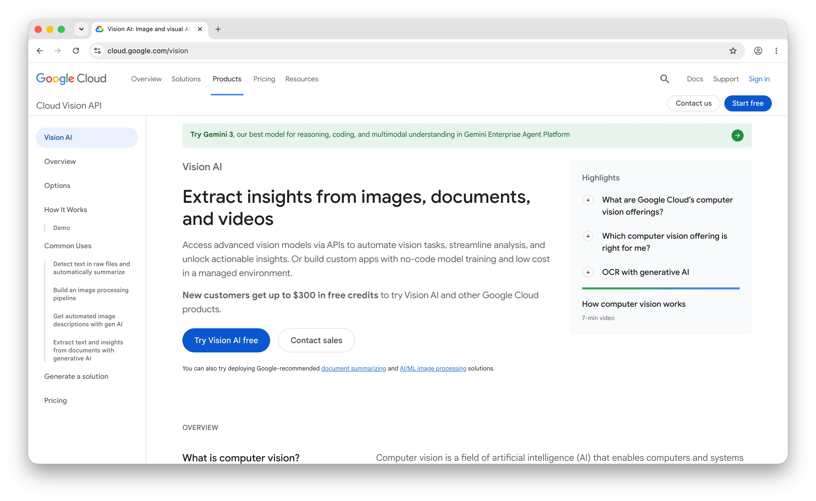 Google Cloud Vision