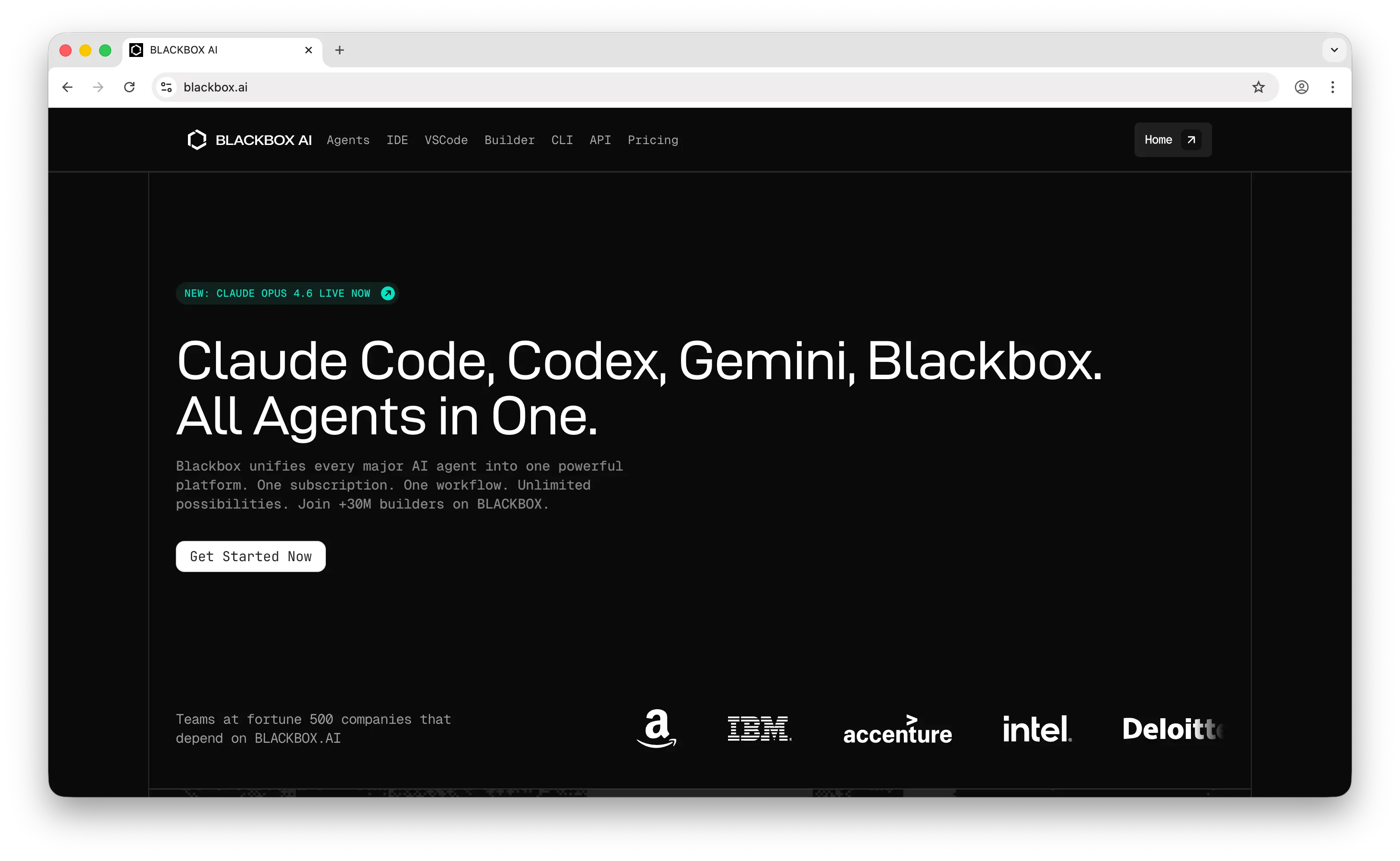 BLACKBOX AI website