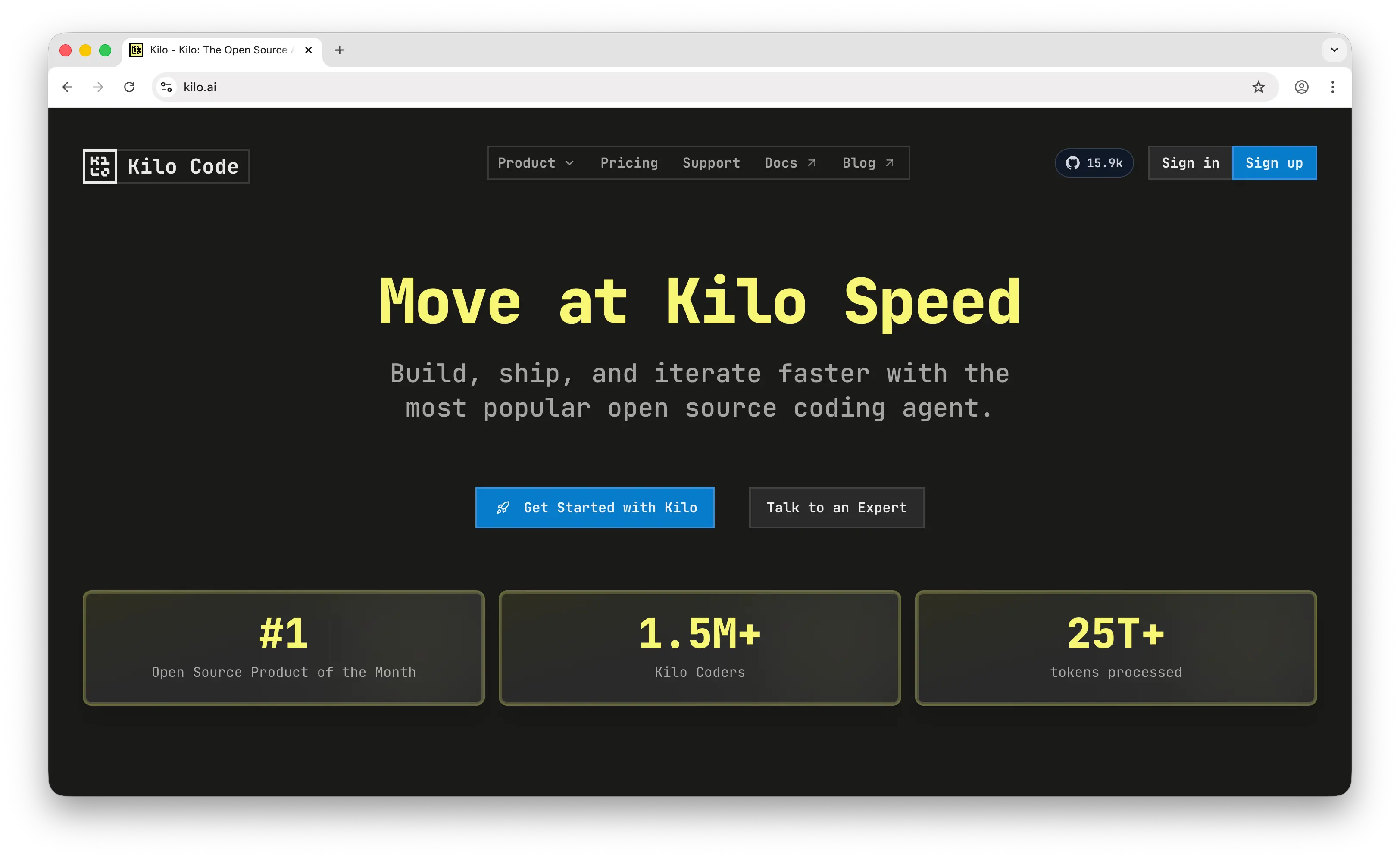Kilo Code website