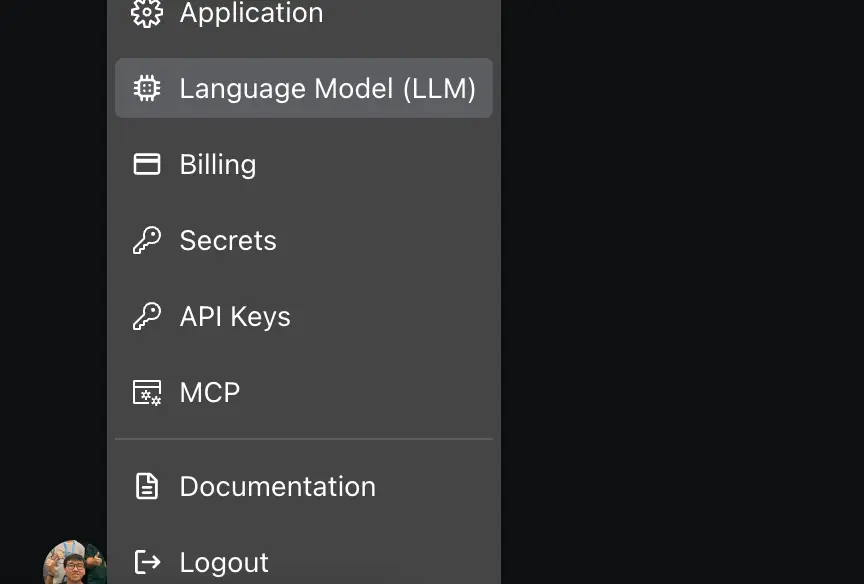 OpenHands profile in the bottom-left corner