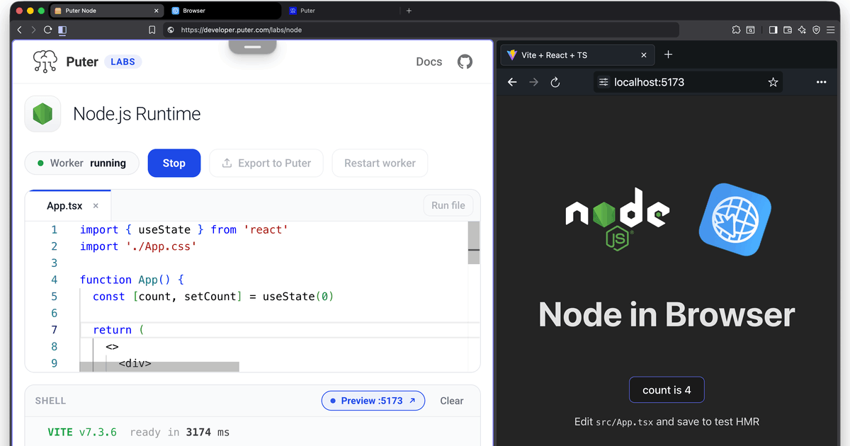 developer.puter.com image